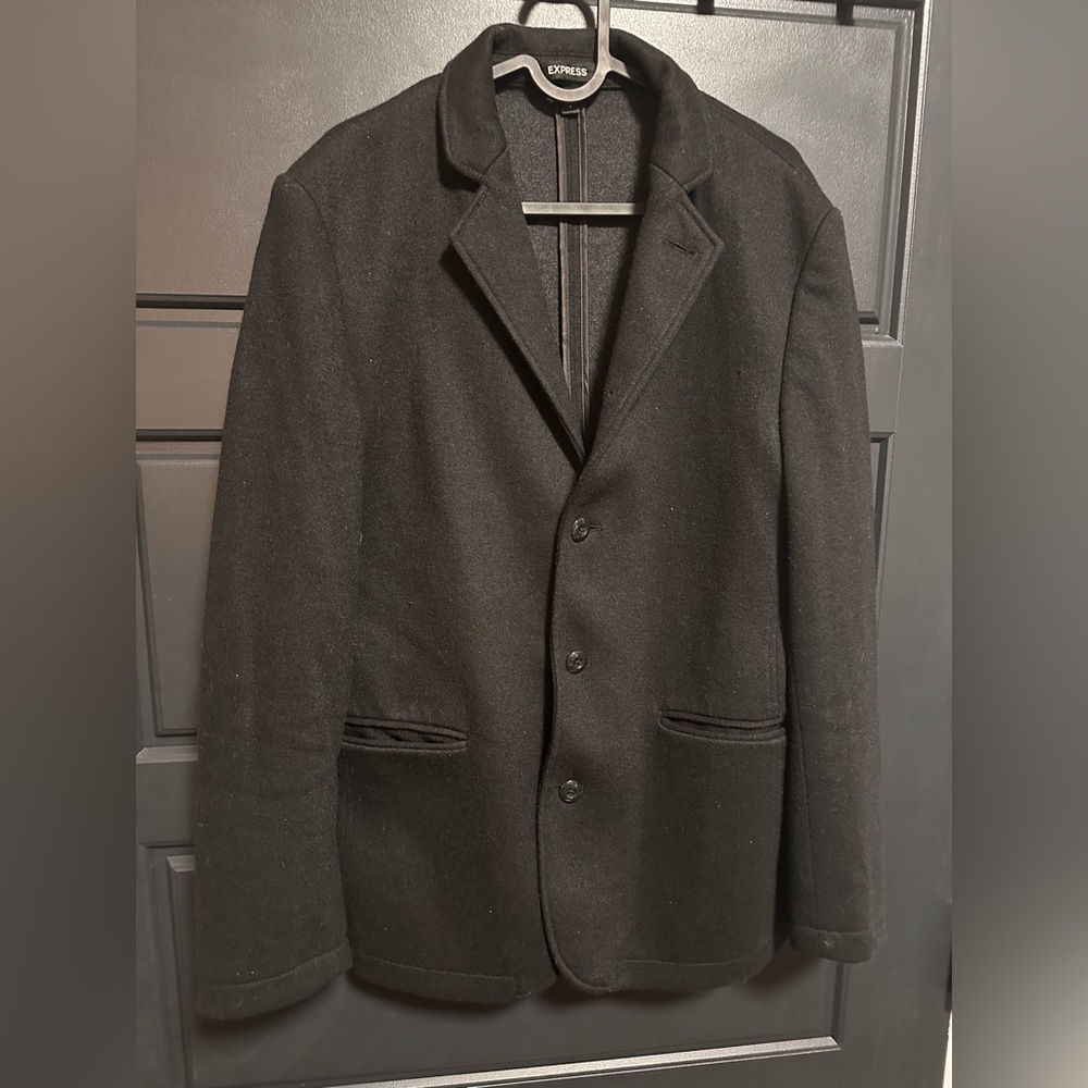 Express Wool Unstructured Blazer